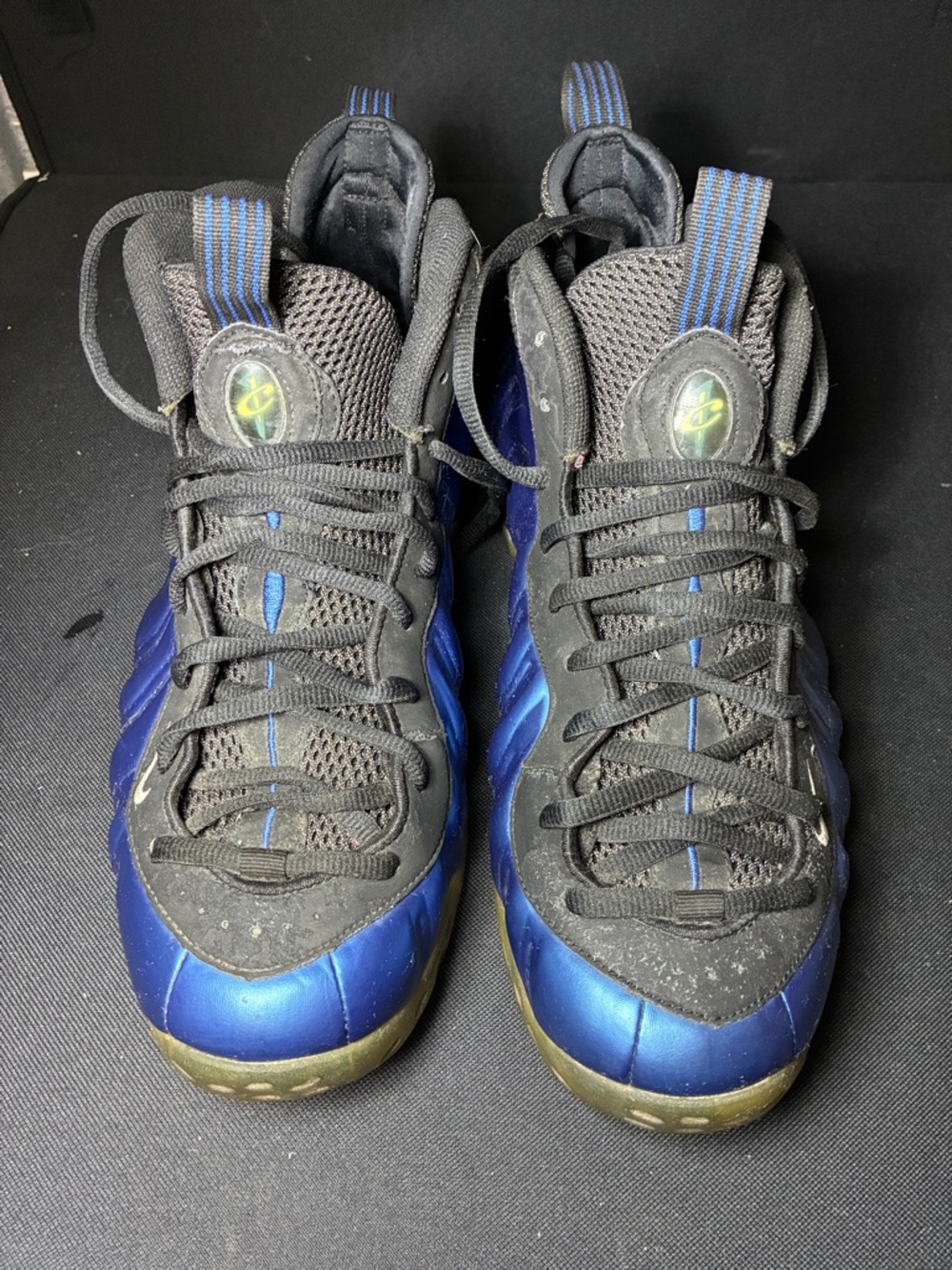 Nike Air  foamposite one royal Blue Metallic Sneakers - USED SKU 314996-500